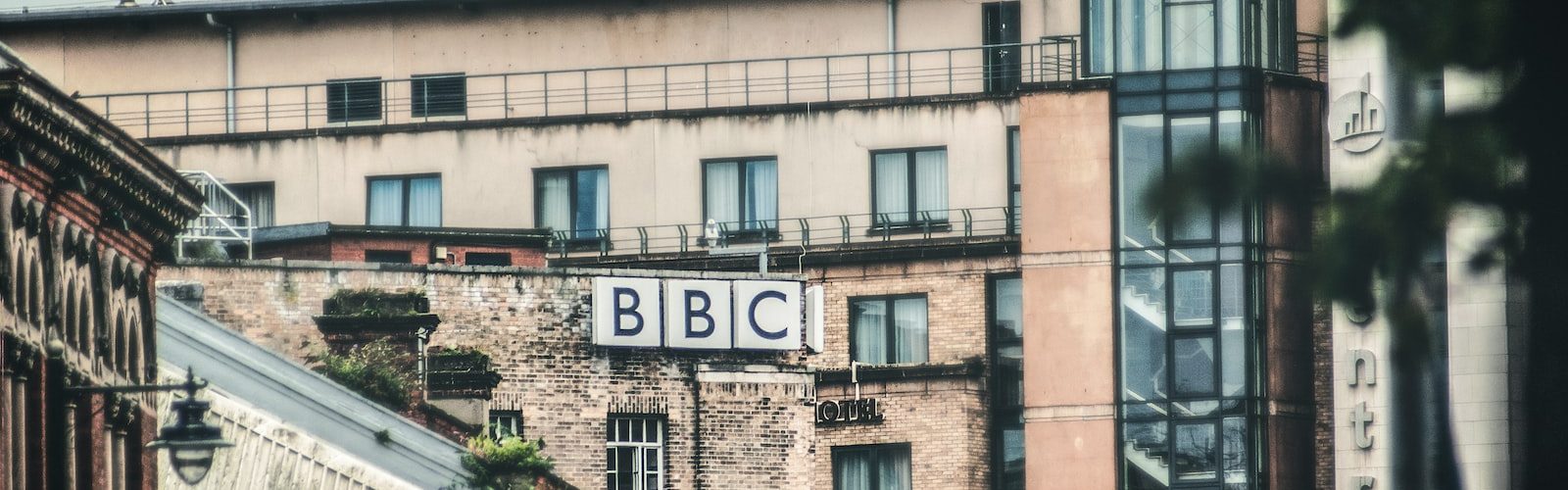 BBC logo on a building during daytime