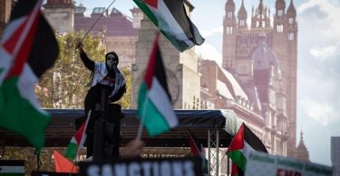 pro Palestinian marches London 1