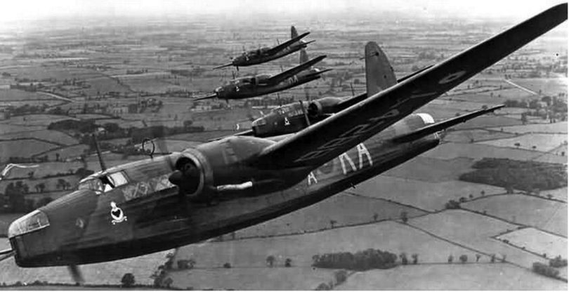 Wellington bombers of No. 9 Squadron