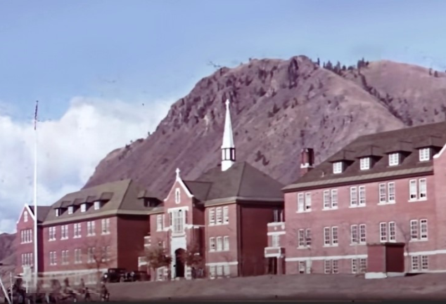 The former Kamloops Indian Residential School where in a press release on May 27, 2021, the Kamloops Indian Band claimed to have found ‘the remains of 215 children.’