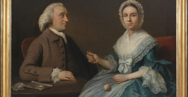 Portrait of Captain Alexander Clunie and Mrs Jane Clunie’ (attributed to Nathaniel Dance, RA, circa 1758)