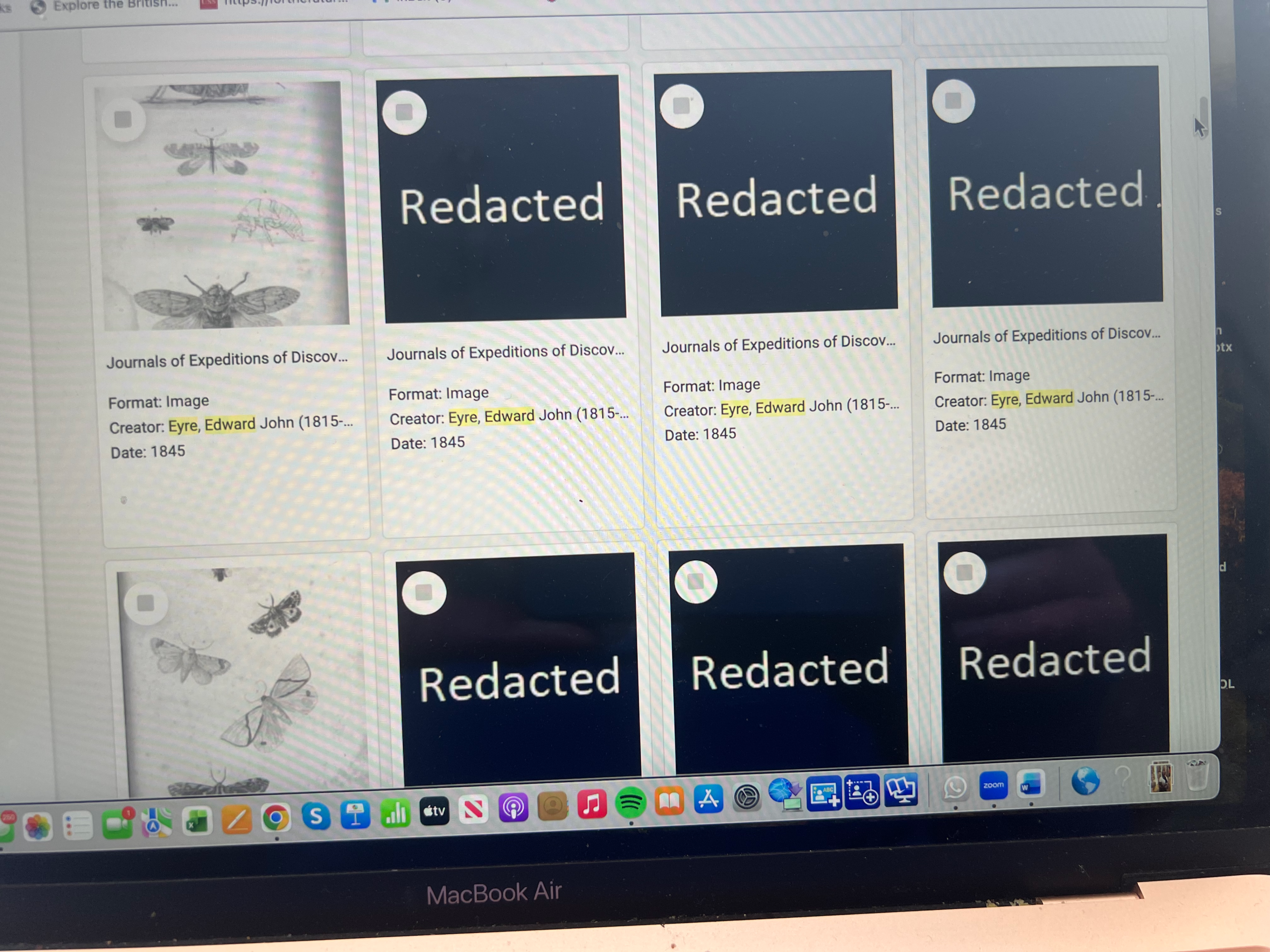 Library once digitised for researchers to see and use have now been ‘redacted’. Library once digitised for researchers to see and use have now been ‘redacted’.