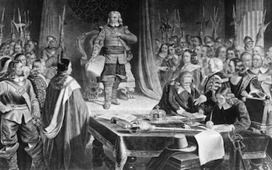 Oliver Cromwell was instrumental in the trial and execution of Charles I