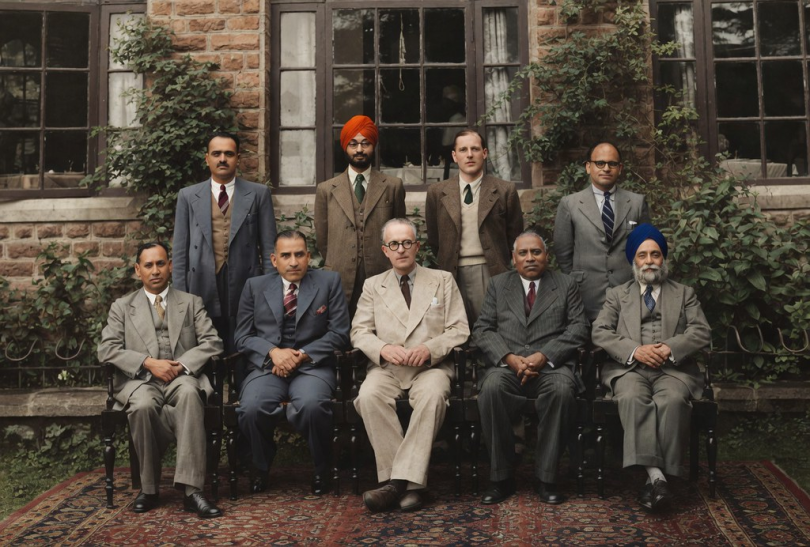 The Punjab Boundary Commission with Sir Cyril Radcliffe