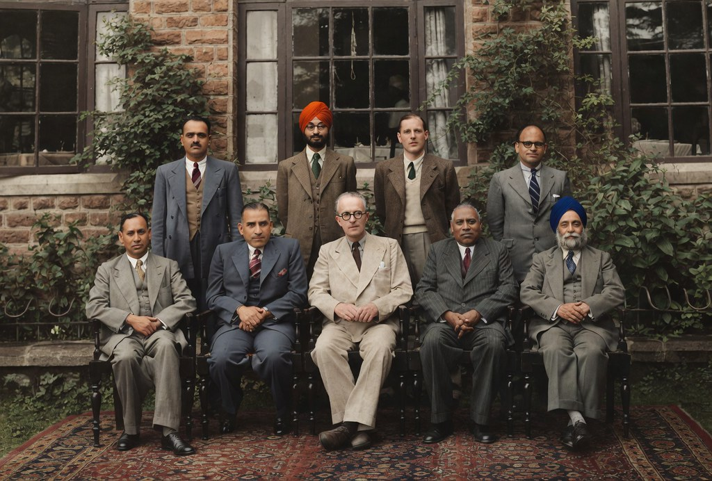 The Punjab Boundary Commission with Sir Cyril Radcliffe The Punjab Boundary Commission with Sir Cyril Radcliffe