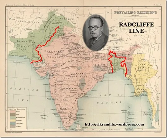 Sir Cyril Radcliffe’s Departure from India in 1947 Sir Cyril Radcliffe’s Departure from India in 1947